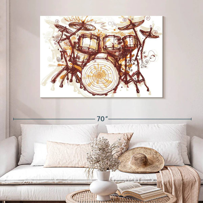 Abarca Splashing Drums, 32" H x 48" W