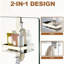 Over-the-Door Stainless Steel Shower Caddy