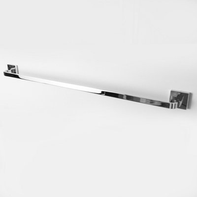 Line Single Towel Bar - Wall Mount - 30" Brass/Matt Black