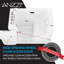 52.5'' x 29.37'' Acrylic Bathtub with Faucet-70355420