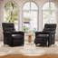 Fauteuil inclinable électrique l 32 po avec massage par vibration et chauffage-1923436289