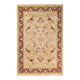 Classic One-of-a-Kind 6' 1" X 9' 3" Hand Knotted Area Rug