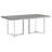 Savona Grey Faux Marble Rectangular Dining Table
