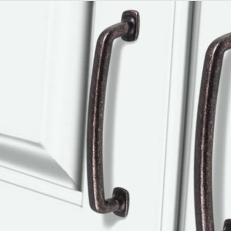 Belcastel I Bar Pull, Distressed Oil Rubbed Bronze, 3 3/4"