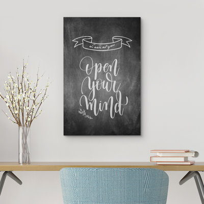 «Open Your Mind» sur toile