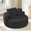 Fauteuil à billes rond en velours côtelé-2047104628