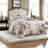 Elegant Floral Bedding Sets, Cotton Polyester Blend, Shabby Chic Bedroom Décor