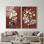 Romance Vases Set High-Gloss Acrylic Glass Wall Art Floral & Botanical Print by Oliver Gal, Ready to Hang, 10 x 15-1379906441-1379906559