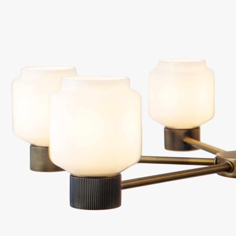 Lustre rond / ovale 6 lumières Billericay