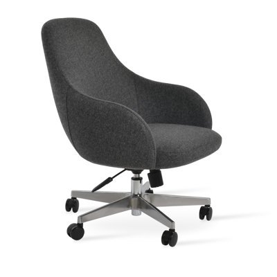 Fauteuil de bureau en laine Gazel