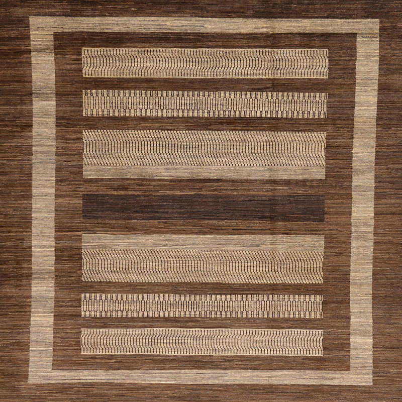 Abstract Indoor Rug, Square 5'
