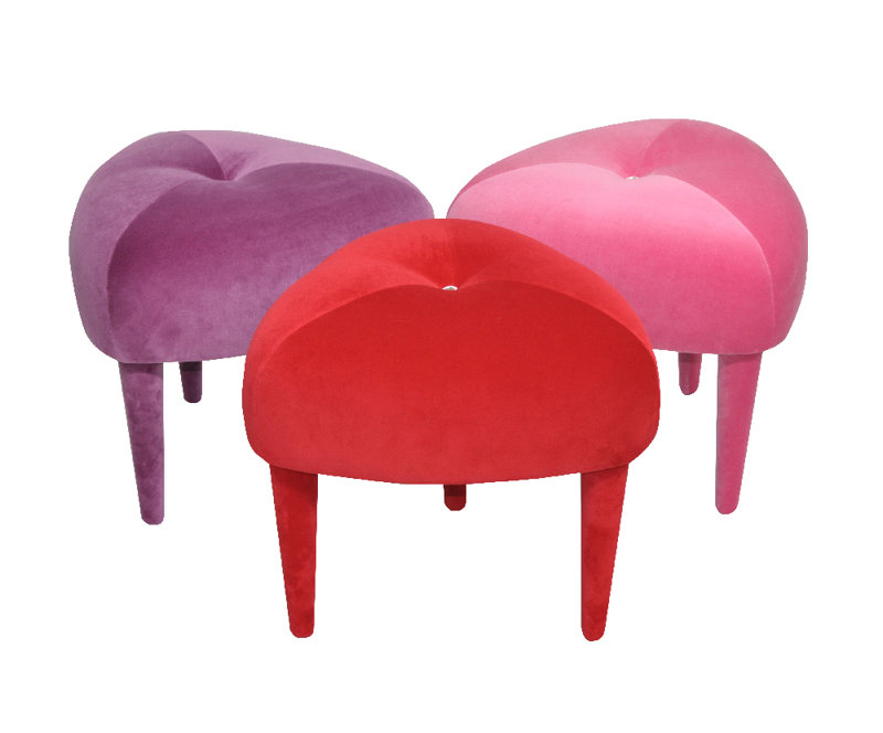Solid + Manufactured Wood Accent Stool, Rosa