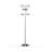 61'' Brushed Nickel Traditional Floor Lamp-90725308