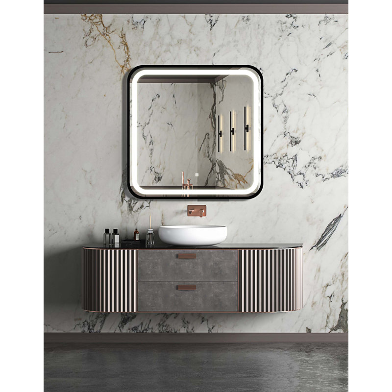 Miroir mural Jerimih, 32 po x 40 po, Rectangle