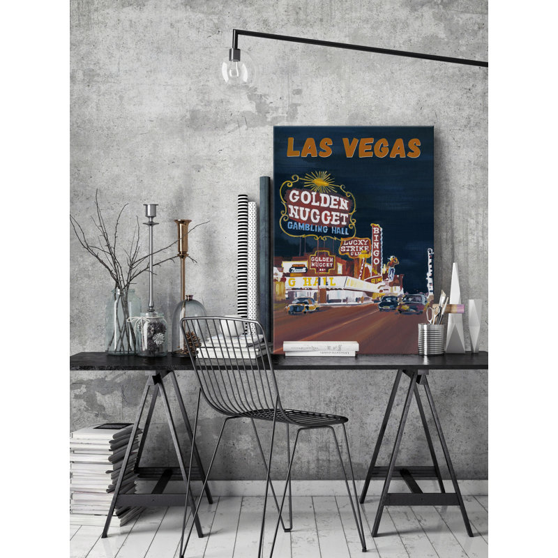 «Entertainment Capital II», reproduction de publicité sur toile tendue, H 12 po x l 8 po x P 1,5 po