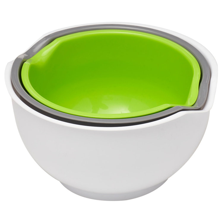 Farberware Professional Plastic Mixing Bowls, Orange/Red/LightGreen &  Reviews