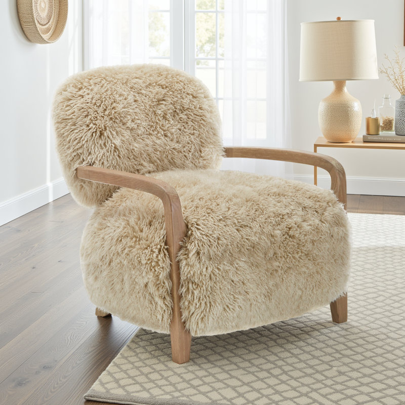 Bayli Upholstered Armchair, Ivory