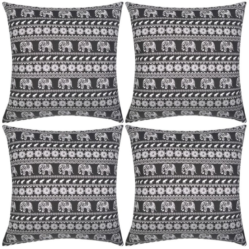 Stallcup Square Cushion Cover, 50 x 50cm, Black