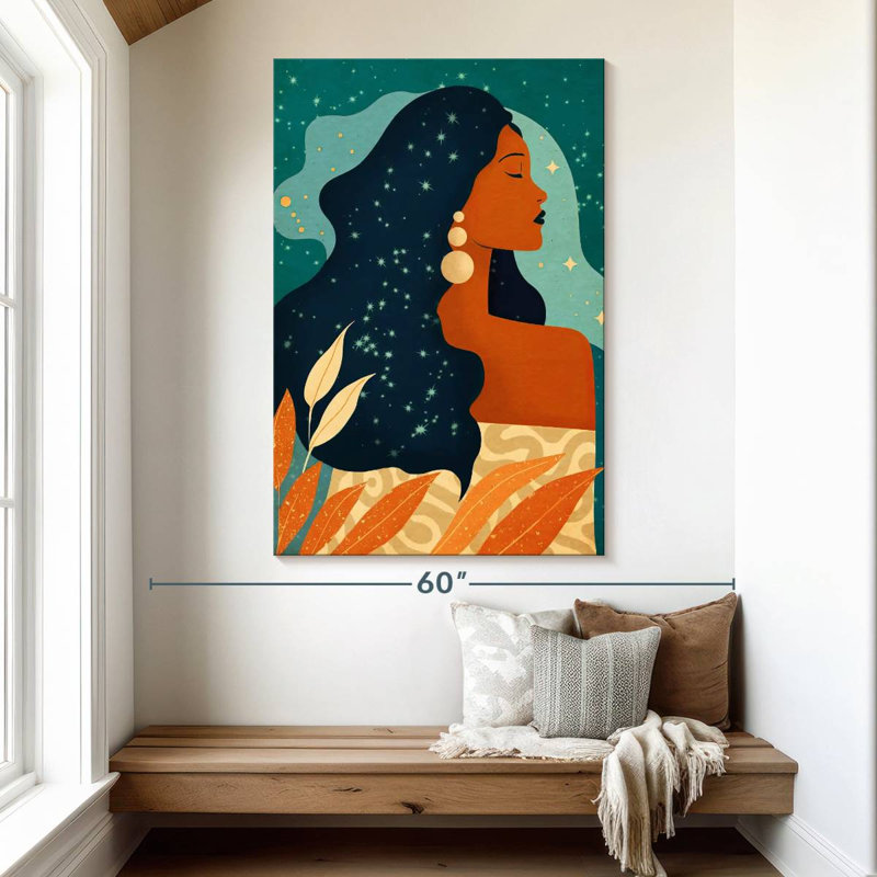 Boho Starlight Beauty, H 51 po x l 34 po