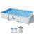 Rectangular Above Ground Pool with Pump
