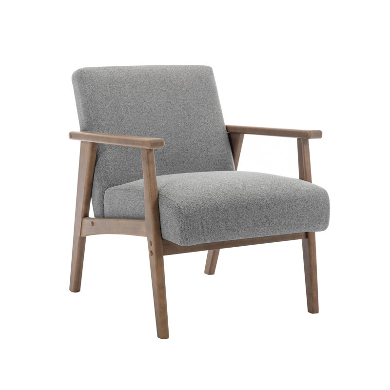 Chaise d'appoint Kethe, Mélange de polyester gris