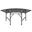 Banc pour arbre Fleur De Lis Living - acier noir 44,5 po