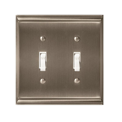 Candler 2-Gang Toggle Light Switch Wall Plate