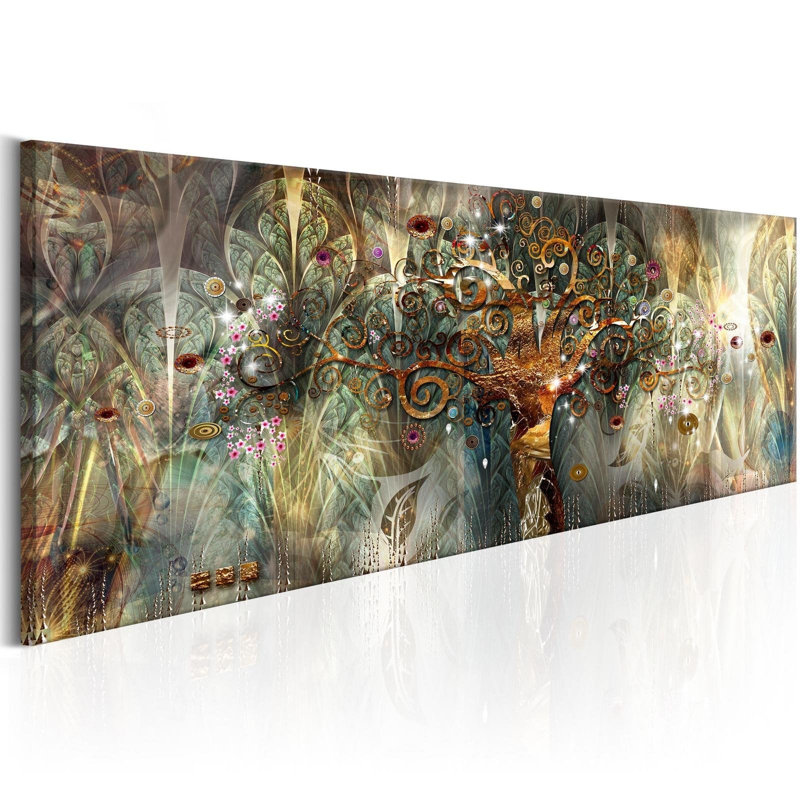 «Land of Happiness», impression sur toile tendue, H 18 po x l 53 po x P 1 po