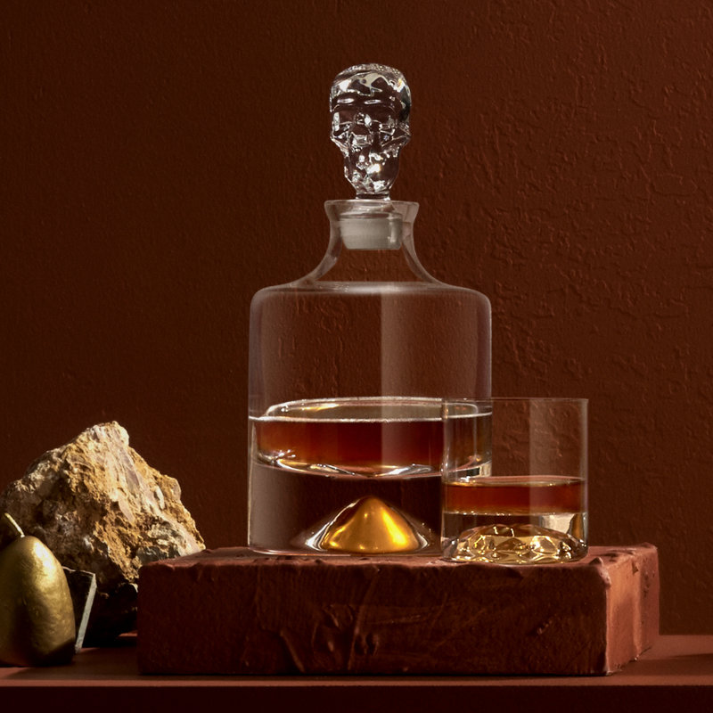 Shade Crystal Lead Free Crystal Whiskey Decanter