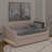 Twin Size Upholstered Daybed With Light And Trundle-1963844849