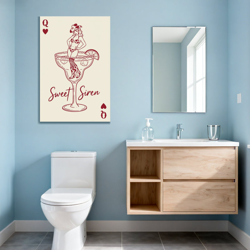 Fashion Queen Of Hearts, sirène douce cocktail, H 18 po x l 12 po
