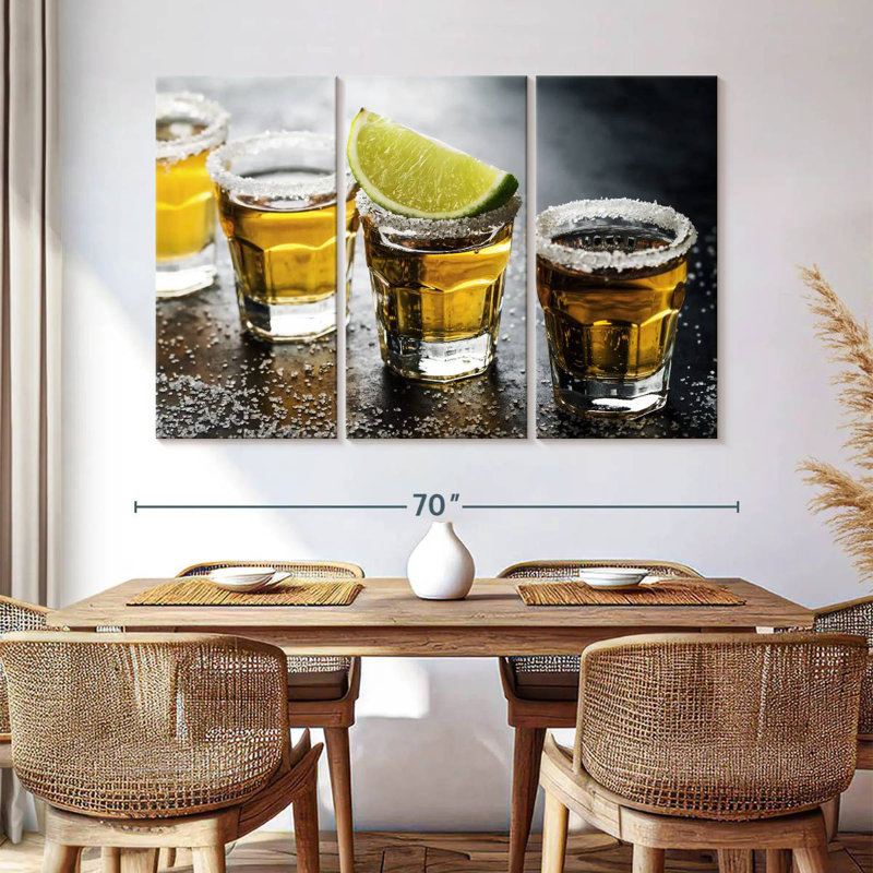 Yarlin Tequila Shot Glasses, 32" H x 50" W