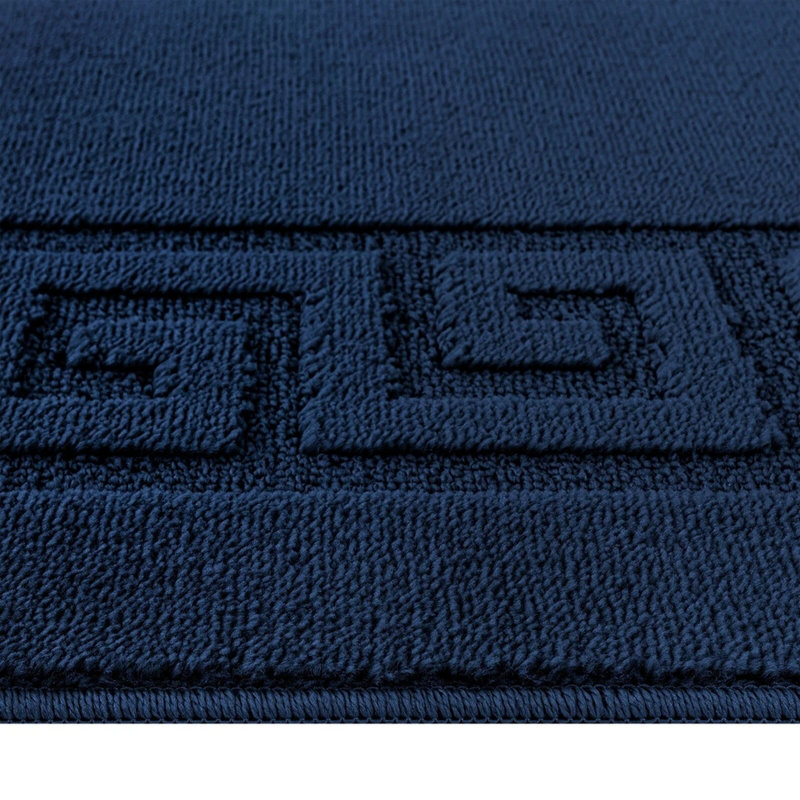 Navy Non Slip Rocco Area Rugs & Runners – Luxury Living Room Carpet, Bedroom Rug, Kitchen Floor Mat & Hallway Door Mat