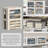 4 Pack Stackable Clothes Storage Bins With Metal Frame And Lids - Foldable Fabric Storage Containers With Clear Windows, Zippers & Handles For Home Organization-261936258-261936269