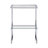 Kazbek 17.72'' Glass Top Console Table-704950743