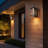 11.73" Led Outdoor Wall Light With Dusk To Dawn Sensor