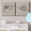 Exotic Camel I - ensemble de 2 reproductions sur toiles tendues-2134179375