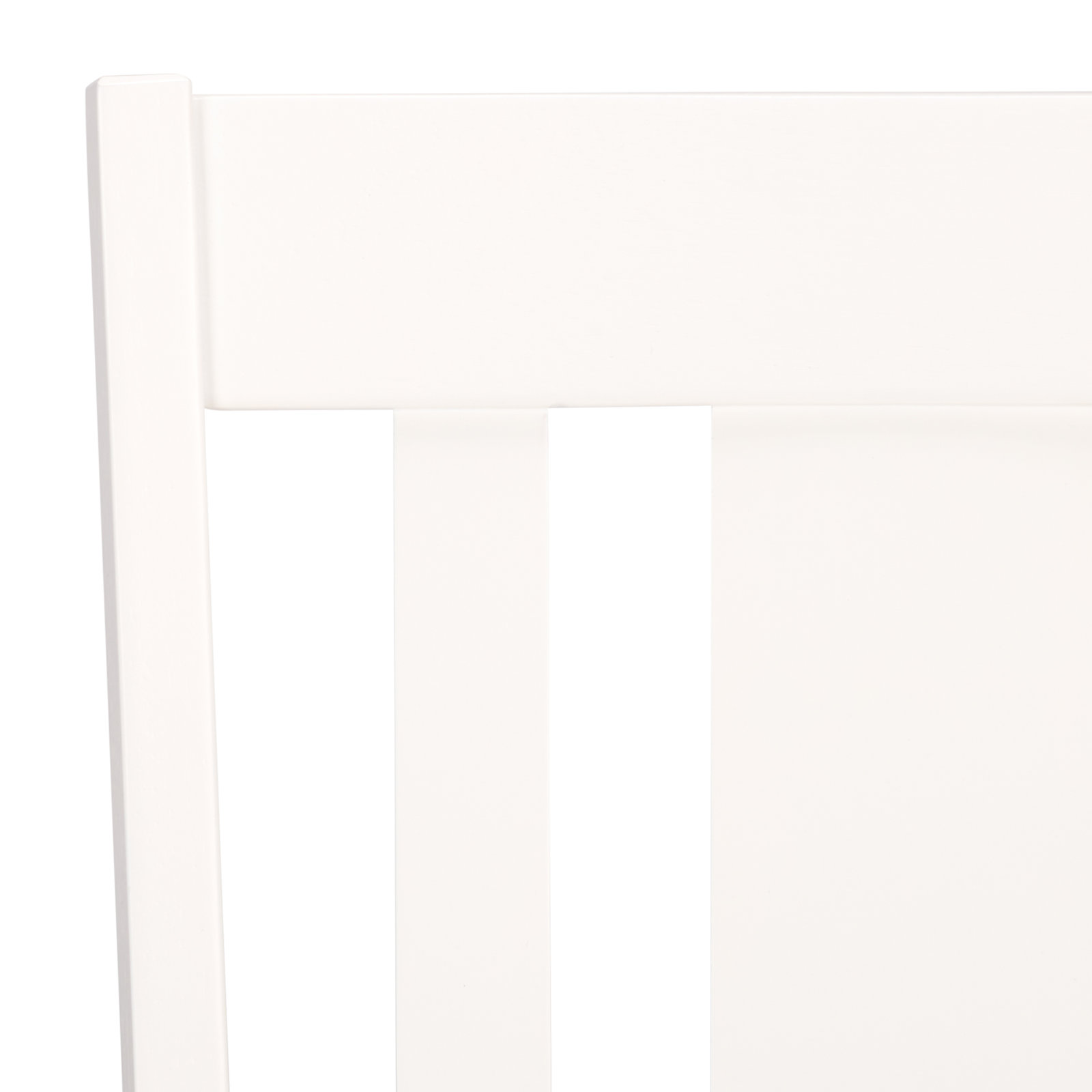 Caria Slat Back Dining Chair, White