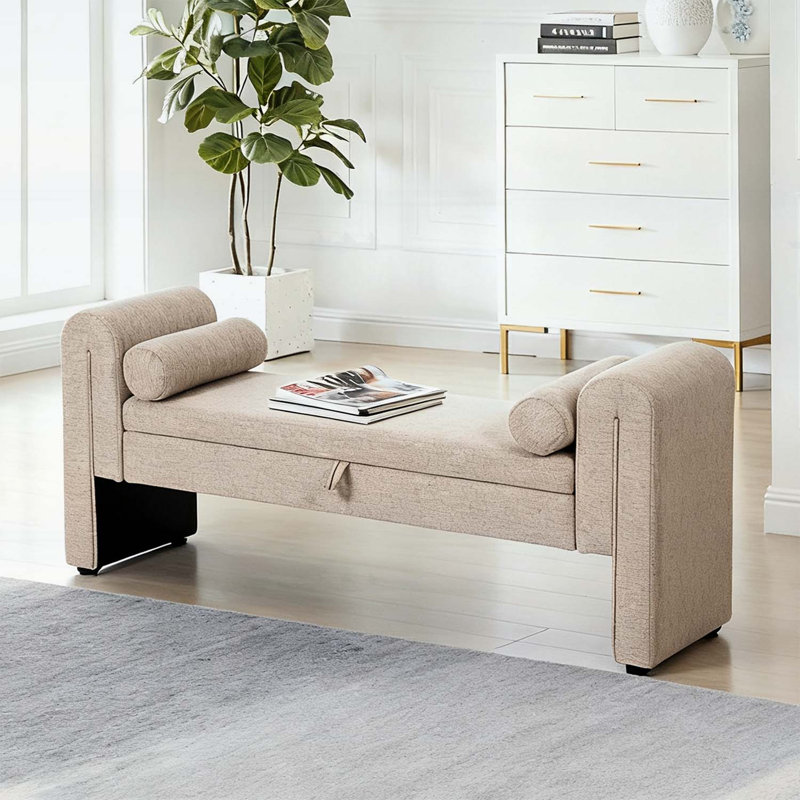 Banc de rangement, Oatmeal