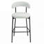 Ensemble de tabourets de bar rembourrés avec repose-pieds Teddy-1425738749