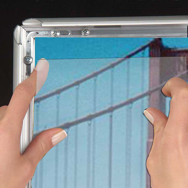 Silver Aluminum 20" x 30" Wall Picture Frame with Assembly Kit