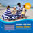 Winnetka Velour Stripe Cabana Beach Towels, 100% Cotton Oversized 32"x62"-182029895