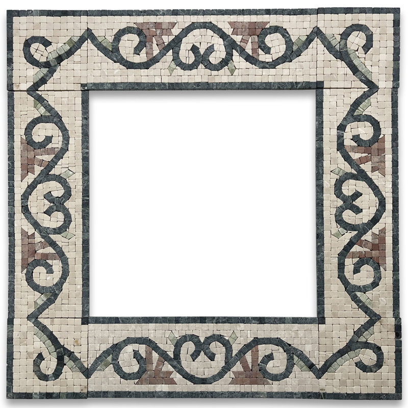 Carrelage mural en mosaïque 4 po x 4 po