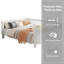 Lit plateforme double en bois pleine grandeur, lit simple à profil bas avec rails-129034154