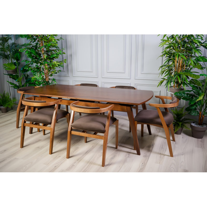 Anvil Dining Table, Brown