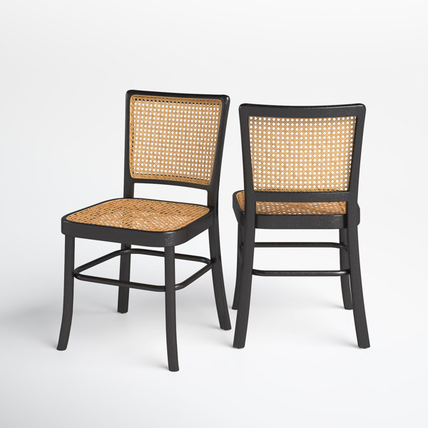 Joss & Main Alana Chair Solid & Reviews Side Wood | Wayfair Cane Back