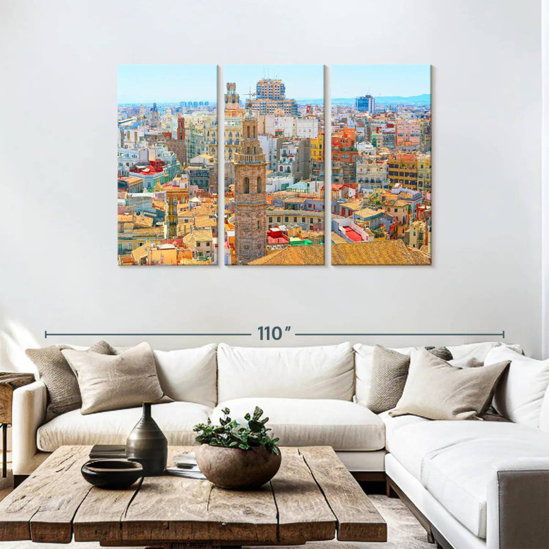 Rorry Valencia Cityscape, 48" H x 74" W