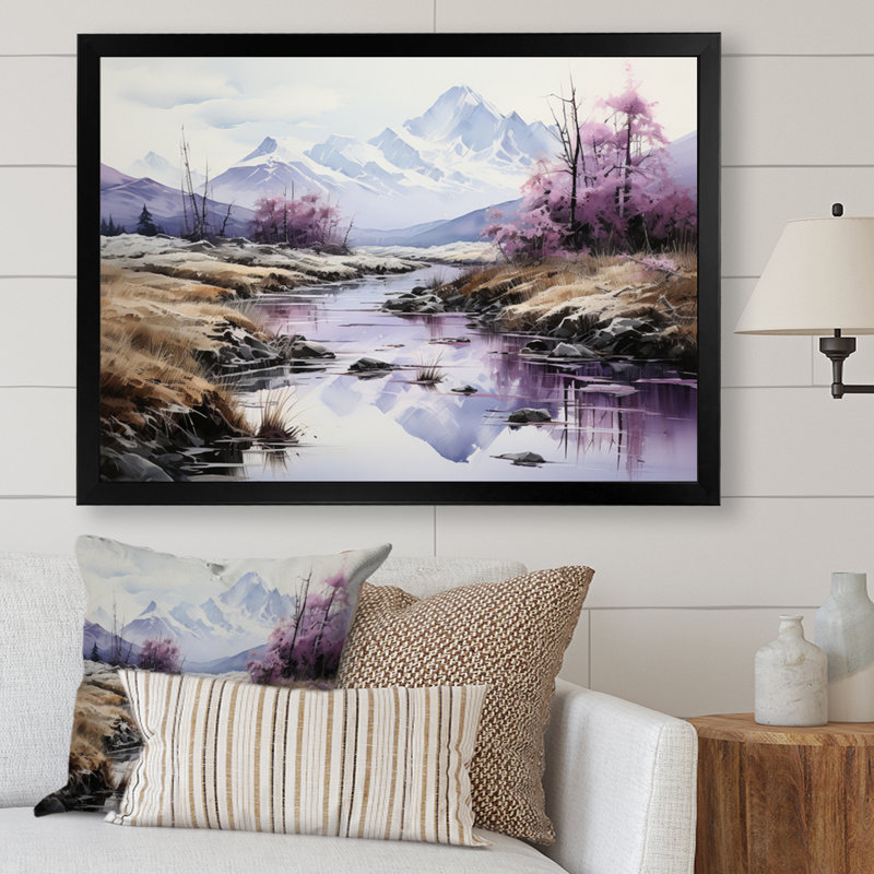«Alaska Arctic Reflections», reproduction sur toile, H 30 po x l 40 po x P 1,5 po, Cadre photo noir