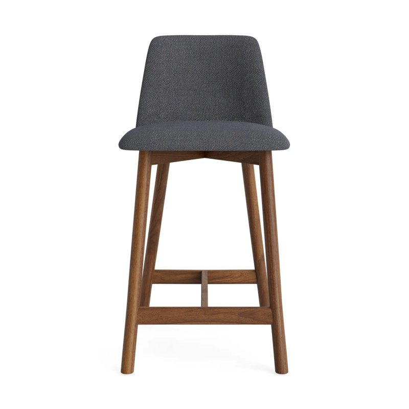 Chip Stool, Walnut, Camp Charcoal, Counter Stool (34" Seat Height)