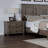 1Pc Bedroom Nightstand Warm Gray Color Solid Wooden 3-Drawers Bedside Nightstand Table Transitional